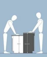 Hoge en lage vaatwassers