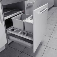 Afvalsysteem uittrek spoelkastladen