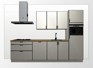 Deurgrepen horizontaal en verticaal bevestigd