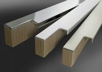 Deze greeplijsten kun je combineren in een keuken met lades en deuren