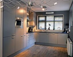 L-keukenopstelling in folie