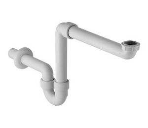 Enkel ruimtebesparende sifons (Bron: onbekend)