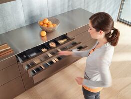 Met tip-on openen en gedempt sluiten (mechanisch)