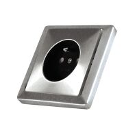 Stopcontact inbouw in de muur of het kastfront