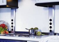 Stopcontact montage (vrij) tegen de achterwand